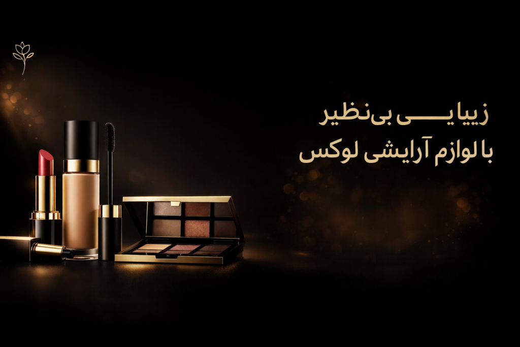 بنر لوازم آرایشی گل اندام